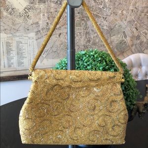 ***SOLD*** VINTAGE BEADED CLUTCH